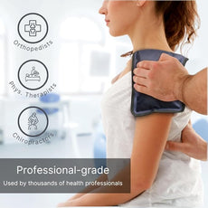 FlexiKold Gel Soft Flexible Ice Packs for Injuries - Reusable Freezer Cold Pack, Cold Compress & Cooling Gel Pad for Face, Shoulder, Hip, Leg, Arm, Ankle & Foot Injury - Medium - 7.5” x 11.5”