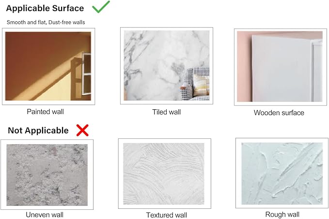 Thick Cork Board Tiles for Wall with Push Pins, 36"x24"x0.47" Bulletin Board Sets, Self-Adhesive Pin Board | Magrowill 6 Packs Felt Panels for Office Home Classroom Dorm