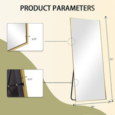 BEAUTYPEAK Full Length Mirror, 71