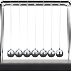 QLKUNLA Newtons Cradle Balance Balls Science Physics Gadget Desktop Decoration Kinetic Motion Toy for Home and Office(7 Beads) (7 Beads)