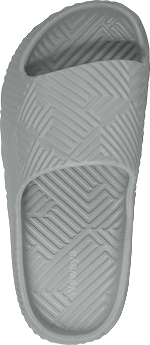 Weweya Slides for Women and Men - Bathroom Shower Shoes - Non Slip House Slippers - Lightweight Beach Sandals