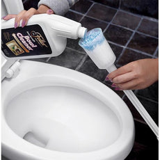 Fuller Brush Toilet Bowl Swab with Extra Strength Bowl Cleaner – Scratch-Free Toilet Bowl Cleaning, Long Handle, Deep Cleaning Under Rim