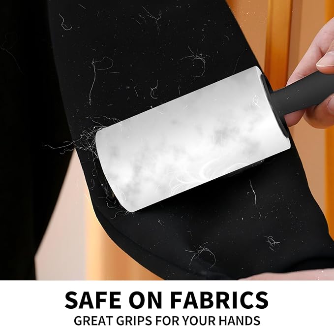 Lint Rollers for Pet Hair Extra Sticky, [660 Sheets/6 Refills] Lint Roller with 2 Upgraded Handles, Portable Lint Remover Brush Pet Hair Remover for Dog & Cat Hair