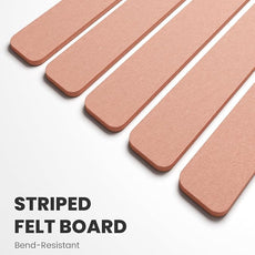 Cork Board Alternative Felt Strip Board 5-Pack 13