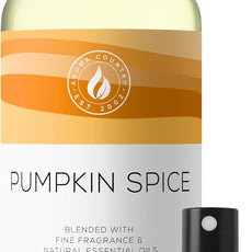 Aroma Country Pumpkin Spice Diffuser Oil - Luxury Essential Oils for Diffuser Refill & Air Freshener Room Spray, Long-Lasting, Natural Home Fragrance for Diffusers & Machines (8.5 Fl Oz)
