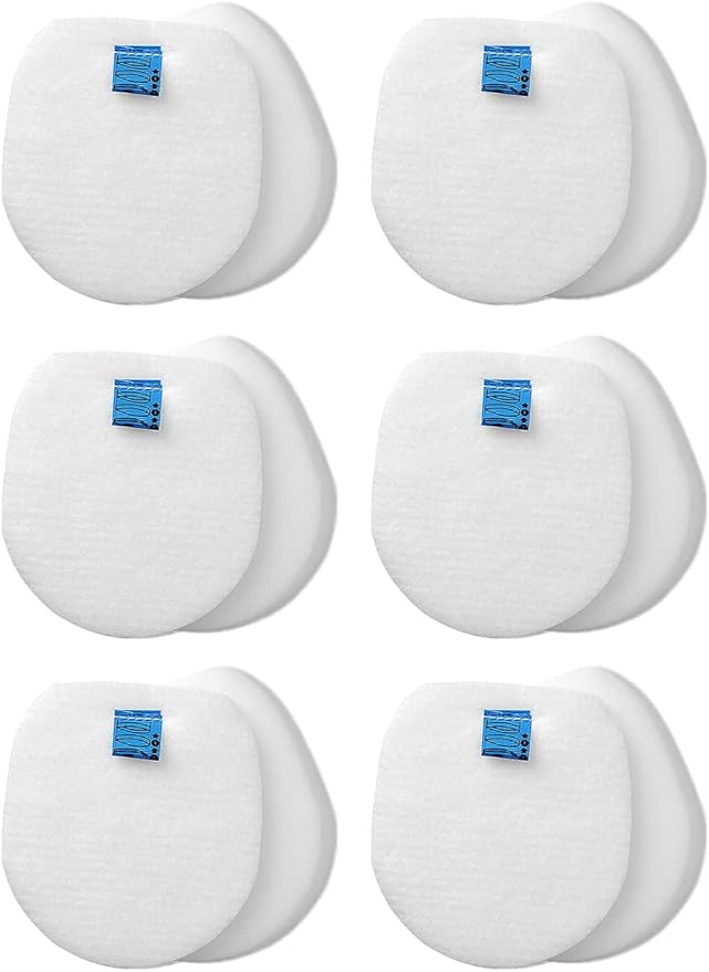 IX140 IX141 IX142 Filters, Vacuum Filters for Shark Rocket Pet Pro IZ140 IZ140C IZ141C IZ162H IZ362H IZ440H IZ462H IZ482H IZ483H Stick Vacuums, Part 616FJ140 and 617FJ140, 6 Pack Foam and Kit