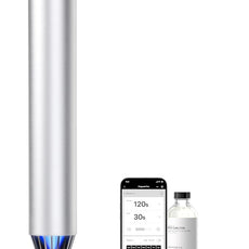 Waterless Scent Diffuser Starter Kit - 1500 Sq Ft Coverage, Alloy Atomization System,Mood Light,Smart Rechargeable Hotel Scent Diffuser, Including 120ml Essential Oil, for Home,Large Room,Spa,Silver