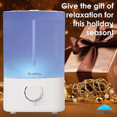 BlueHills Premium 5000 ML XL Essential Oil Diffuser Humidifier Large Room Huge Coverage Area 5 Liter Big Capacity High Mist Output 100 Hours Long Run Time Aroma Diffuser White G501