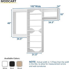 Modular Closet Organizer, 102