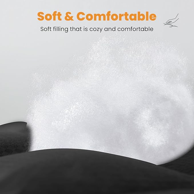 MATBEBY Queen Size Mattress Pad - Cooling Breathable Mattress Topper, Quilted Fitted Mattress Protector, Pillow Top Mattress Cover with 8-21" Deep Pocket, Soft, Machine Washable, Black, 60x80 Inches