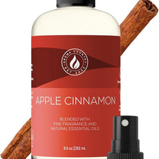 Aroma Country Apple Cinnamon Diffuser Oil - Luxury Essential Oils for Diffuser Refill & Air Freshener Room Spray - Long-Lasting & Natural Home Fragrance, Apple Cinnamon Scented Oil (8.5 Fl. oz)
