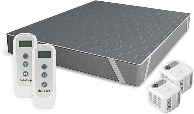 Chilipad Cube Bed Cooling System - Cooling & Heating Mattress Topper, Dual Zone Bed Temperature, Cool Sleep Enhancement, Temp Range of 60-115°F, WE Cal King Bedsize (72" W x 84" L), Model: CP516