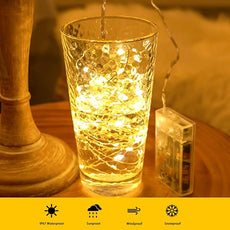 HXWEIYE 50LEDs Photo String Light, Warm White 16.4Ft Battery Powered Fairy Light with 52 Clear Clips & 10 Hooks on Wall for Hanging Picture Dorm Bedroom Party