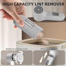 Fabric Shaver, Electric Lint Remover, Rechargeable Lint Shaver, Household Essentials for Clothes, Upholstery, Furniture, Sweater Defuzzer to Remove Pilling, Battery Operated, Birch