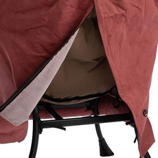 HollyHOME Lazy Chair with Armrest and Side Pocket, Comfy Accent Lounge Chair,Leisure Sofa Armchair for Living Room, Bedroom, Dorm, or Small Spaces, Oversized Reading Sofa Chair, Textured Brick Red