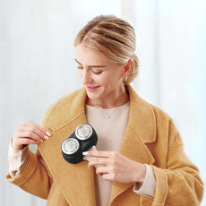 VASSON Fabric Shaver, Electric Lint Remover, Rechargeable Lint Shaver, Sweater Shavers to Remove Pilling, Large Fuzz Remover for Clothes Couch Furniture (Black)