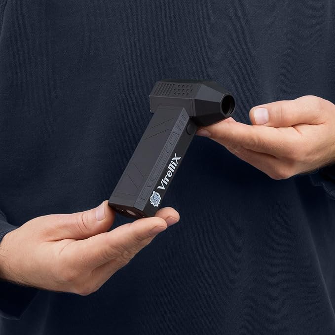 Powerful Electric Air Duster for PC - Turbojet 150000 RPM Air Blaster for Car Detailing - Rechargeable Air Duster for Electronics - for PS5 Dust Cleaner Handheld Blower Cordless - Soplador De Aire