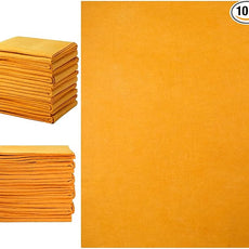 10 Pack Shammy Cloths Absorbent Cleaning Towels for Car Drying German Shammy Cloths Bulk Machine Washable Reusable Multi Purpose Orange Chamois Towels Anti Scratch for Home Cars Pet Wash