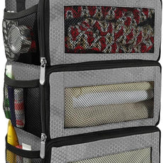 Suitcase Organizer, Travel Luggage Organizer Portable Hanging Travel Shelves Collapsible Hanging Packing Cubes for Carry on Suitcase