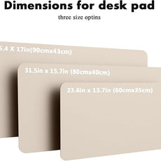 YSAGi Double-Sided Desk Pad, 23.6