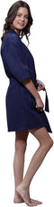 Turquaz Lightweight Short Robes For Women Waffle Kimono Bathrobe - Soft, Fast-Drying, Long-Lasting Cotton Blend