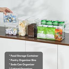 Trash Bag Dispenser Dishwasher Pods Container, 5 in 1 Garbage Bags Holder Under Sink Organizer Acrylic Laundry Pod Detergent Powder Container, Kitchen Pantry Laundry Room Organization Storage