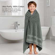 REDKISS 100% Cotton Bath Towels Set of 2, Extra Large Bath Sheets 35 X 70 Inches, 800 GSM, Quick Dry, Ultra Soft & Super Absorbent Bathroom Towel Sets for Bathroom, Gym, Spa, Pool & Hotel, Sage Green