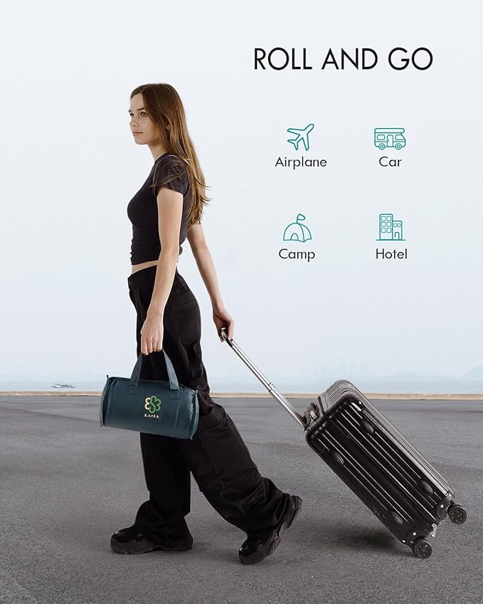 Kaisa Weighted Lap Blanket 5 lbs 23" x 29", Cozy Luxury Crystal Velvet Small Weighted Blanket for Adults, Portable Travel Weighted Blanket for Relaxation, Ideal Gifts for Christmas New Year, Gray