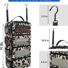 Suitcase Organizer, Travel Luggage Organizer Portable Hanging Travel Shelves Collapsible Hanging Packing Cubes for Carry on Suitcase