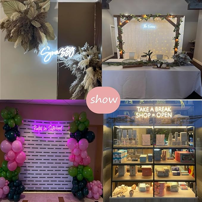 Custom Light Signs, Personalized LED Neon Light Signs for Weddings, Birthday Parties, Home Dorms, Man Caves, Game Rooms, Garages, and Home Theaters(Optional 10" to 55")