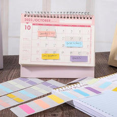 360 Pcs Sticky Index Tabs, Colored Book Sticky Tabs for Notebooks, Repositionable Page Tabs for Notebooks File Classification (1 Inch, 1.8×1 Inch)