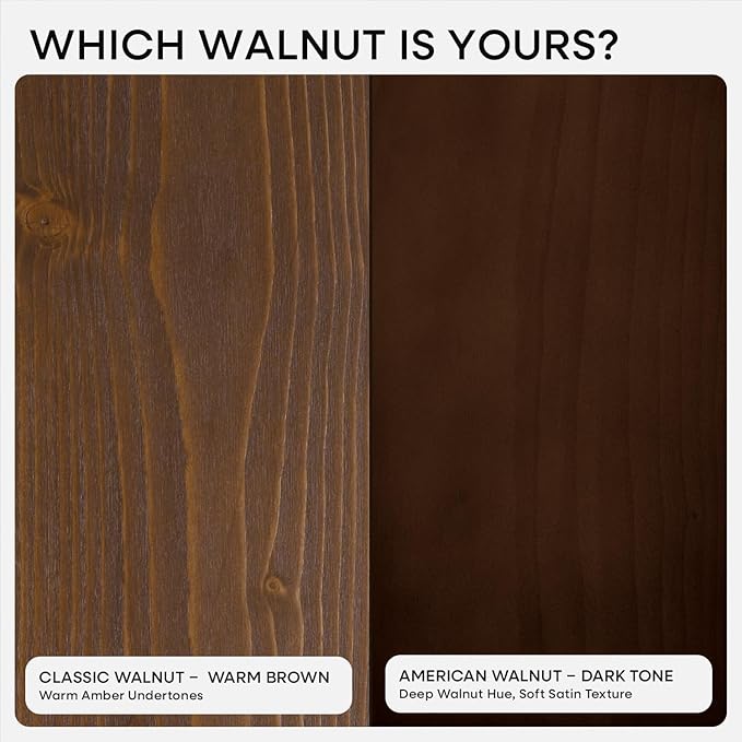 Homeforia Classic Walnut 18 inch Floating Shelf, High End Solid Real Wood Small 18inch Floating Shelves for Wall Mounted, 18in Floating Shelves, Heavy Duty Bracket, 18 X 6.5 X 1.75 inches, Set of 4