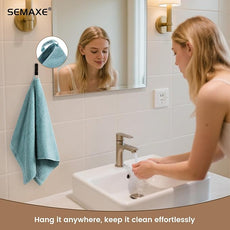 SEMAXE 6-Pack Blue Hand Towels - 27