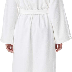 Arus Women's Hooded Classic Bathrobe Turkish Cotton Robe with Full Length Options