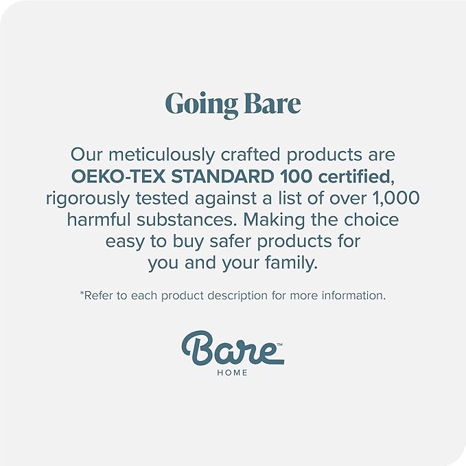 Bare Home Bed-in-A-Bag 7 Piece Comforter & Sheet Set - Full - Goose Down Alternative - Ultra-Soft 1800 Premium - Bedding Set (Full, Black/Grey)