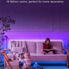 DAYBETTER Smart RGB Led Strip Lights, 200ft Led Lights for Bedroom with App Control, Multicolor Changing Led Light Strips Apply for Home Decor, Living Room, Kitchen, Home Party Decoration