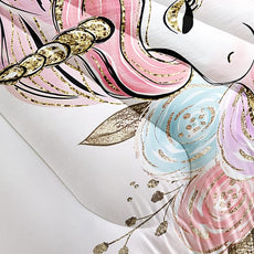 CVHOUSE Unicorn Bedding Set, Full Size Comforter, Duvet & Quilt Set for Girls' Room Decor