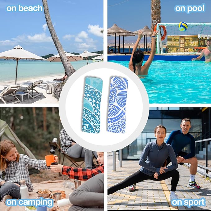 2 Pack Ocean Sea Turtle Beach Towel Microfiber Soft Thin Lightweight Quick Dry Oversized Swim Towels Beach Accessories Cruise Vacation Necessities for Bath Pool Camping Travel 32x71 inch