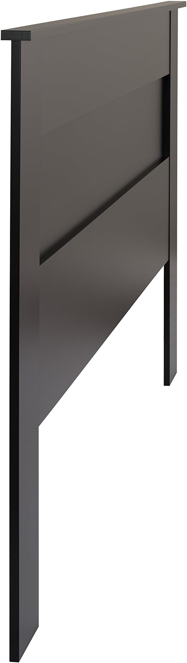 Prepac Stylish Flat Wood Panel Headboard for King Size Beds, Simplistic Wooden King Headboard 2.25" D x 81" W x 48" H, Black, BHFK-1301-1