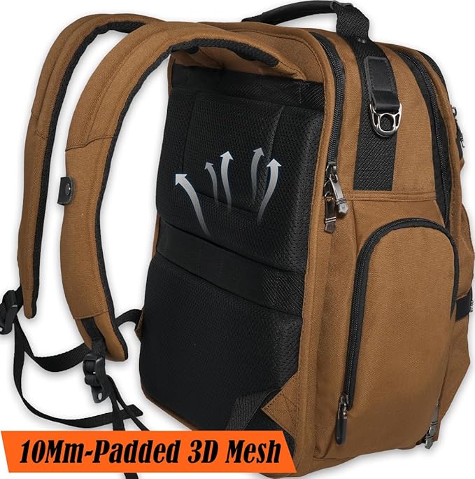 WELKINLAND 24H Business Laptop Backpack - 28L Durable Professional Backpack for Men, 17-Pockets, Fits 16-Inch Laptop
