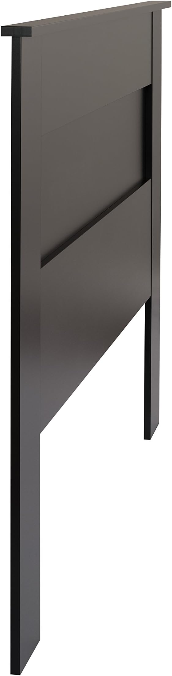 Prepac Stylish Flat Wood Panel Headboard for Queen Size Beds, Simplistic Wooden Queen Headboard 2.25" D x 64.5" W x 48" H, Black, BHFQ-1301-1