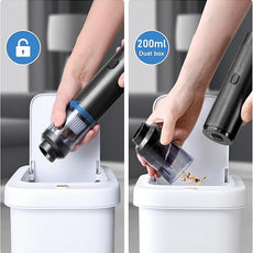 Handheld Vacuum Cleaner Cordless, Desk Vacuum Cleaner Compressed Electric Air Duster 12000Pa Suction, Portable Vortex Vacuum Dust Buster Air Blower for Computer, Keyboard, Car, Pet Hair Cleaning