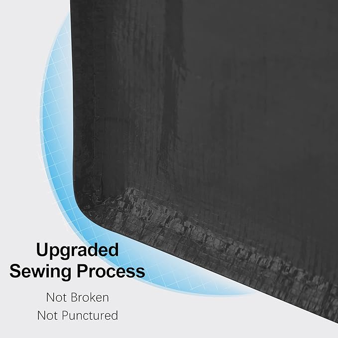 6 Pack Heavy Duty Extra Large Moving Bags W/Backpack Straps - Strong Handles & Zippers, Storage Totes For Space Saving, Fold Flat, Alternative to Box and Bin (40 gal, Semi-Transparent+Blue+Black)