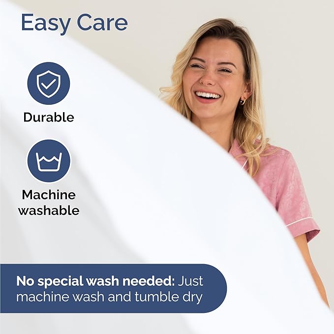 Twin Size 3 Piece Sheet Set - Comfy Breathable & Cooling Bed Sheets Set - Hotel Luxury Bedding for Women, Men, Kids, Teens, Boys & Girls - Deep Pockets, Ultra-Soft and Wrinkle Free - Oeko-Tex - White