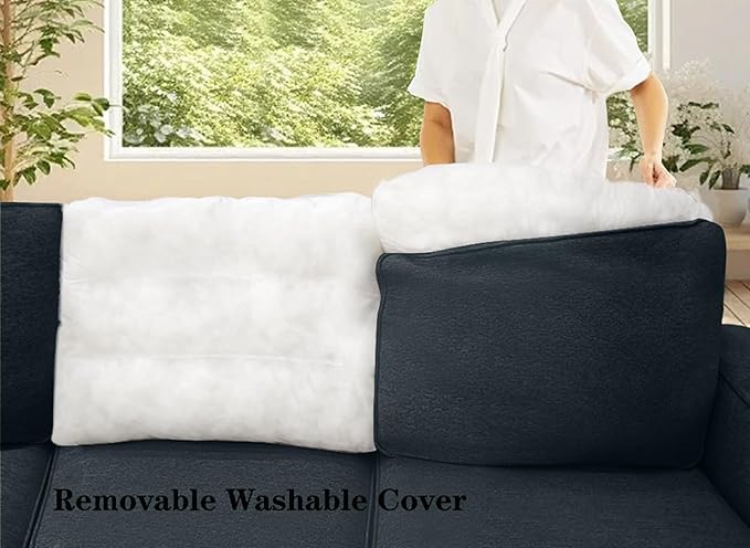 Legend Vansen Modular Sectional Sofa L Shaped Couch with Ottoman Modern Reversible Corner Sectional Couch for Living Room