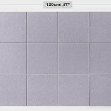 Felt Wall Tiles | Large Cork Board Alternative | Aesthetic Felt Bulletin Board for Office, Home & Classroom | Large Cork Boards for Walls Pinboard (12-Pack) | Purple