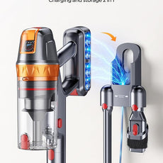 Cordless Vacuum Cleaner, 650W with Extra Mattress Cleaning Tool, 50KPA Stick Vacuum Cleaners for Home 65 Mins Runtime, Self-Standing, Wall Mount Charging, Rechargeable Vacuum for Floor Carpet Pet Hair