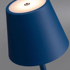 KDG 2 Pack Cordless Table Lamp,Portable LED Desk Lamp, 4000mAh Battery Operated, 3 Color Stepless Dimming Up, for Restaurant/Bedroom/Bars/Outdoor Party/Camping/Coffee Shop Night Light(Blue)