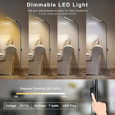 Led Floor Lamp for eyelash extensions Standing light Floor Lamps for Office Standing Lamp Brightness eyelash lamp tattoo Light Eye Caring Reading lamp for Bedroom makeup light lash light extension