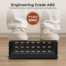 Orimade Shower Caddy 5-Pack, No-Drill Adhesive Shelves for Bathroom, Rustproof ABS Storage Organizer Set, Black